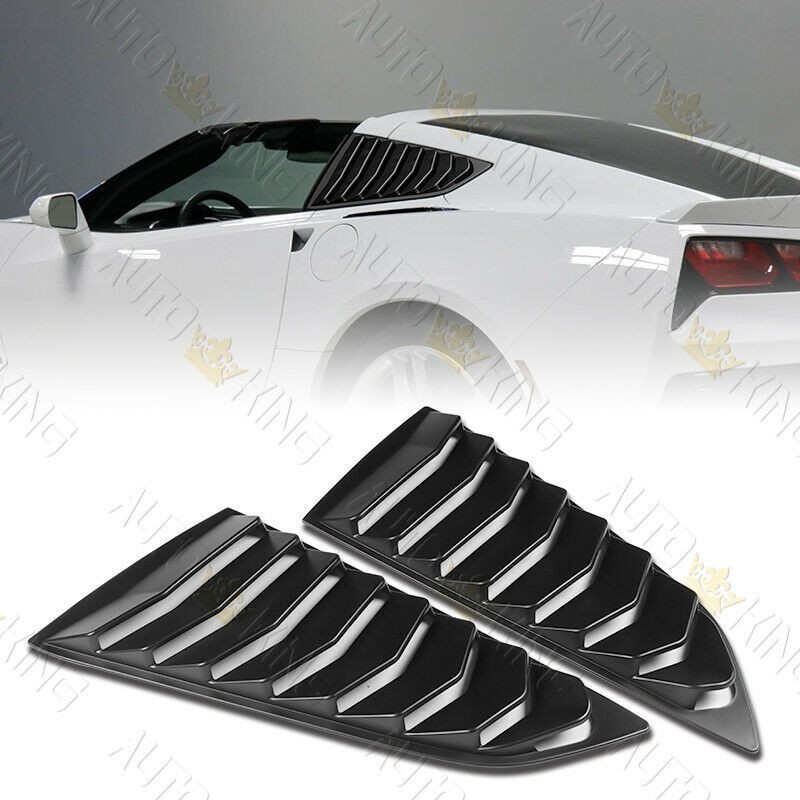  Corvette C7 side window louver Chevrolet Z06 Z51 ZR1 wing shock absorber muffler head light wheel bonnet 
