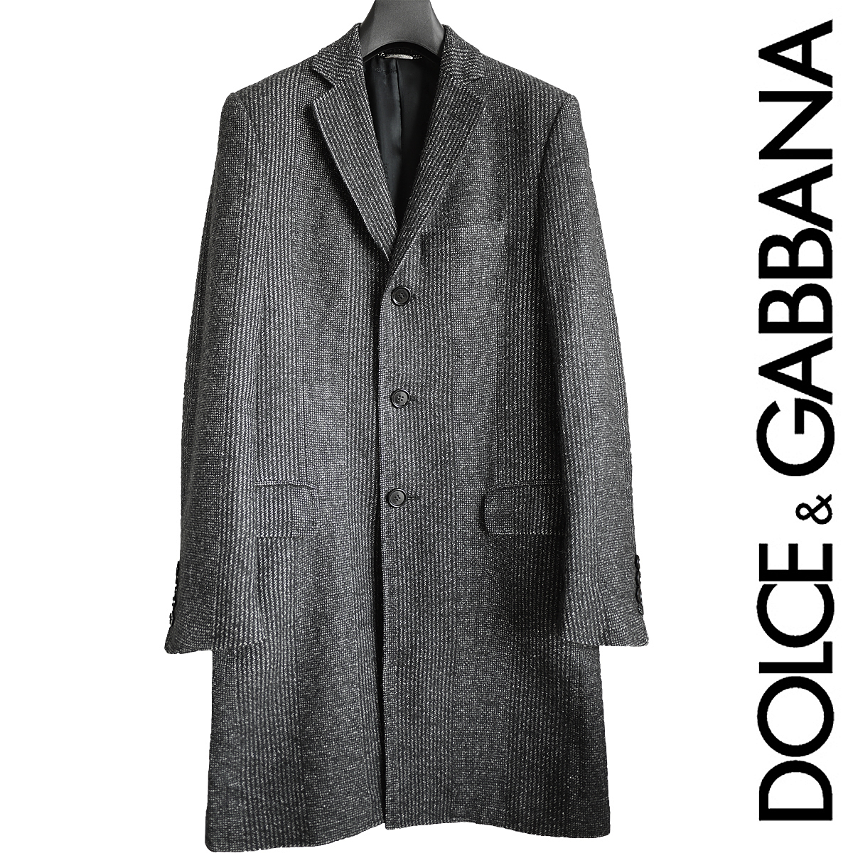 ドルチェ&ガッバーナ DOLCE & GABBANA ツイードウールメルトン