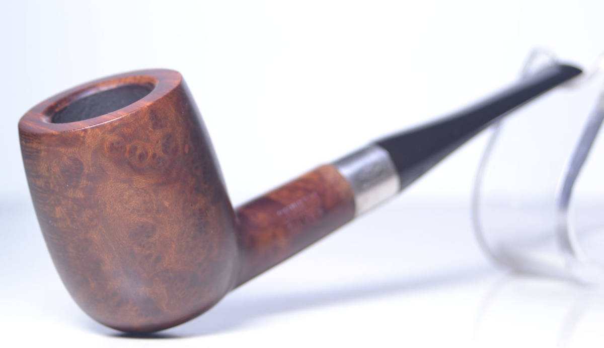 純銀 サビネリ　SAVINELLI　SILVER　111 KS　端正ビリヤード　925 STERLING MOUNTED_画像1