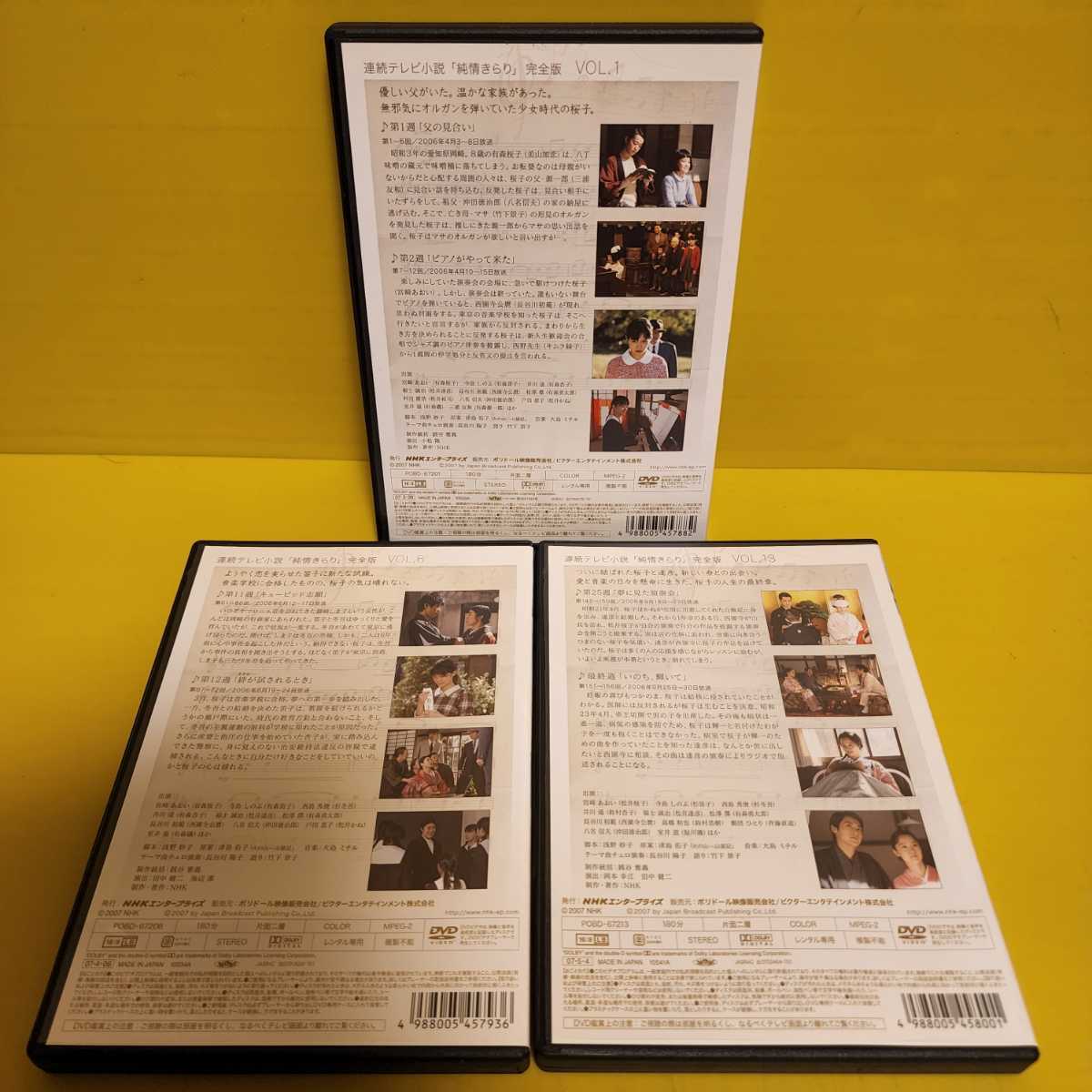 純情きらり 完全版13巻」DVD 全13巻セット - clinicaortosan.com