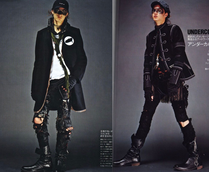 undercover アンダーカバー ARTS&craft ラビットファーコート-