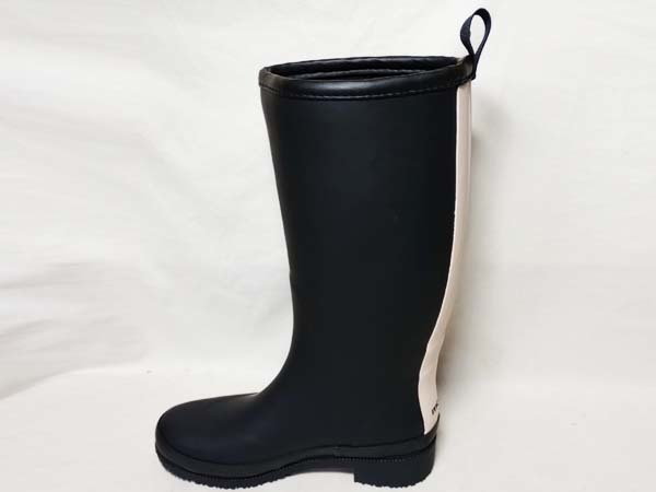 moz[moz] lady's boots rain boots Raver boots MZ-2807 black LL
