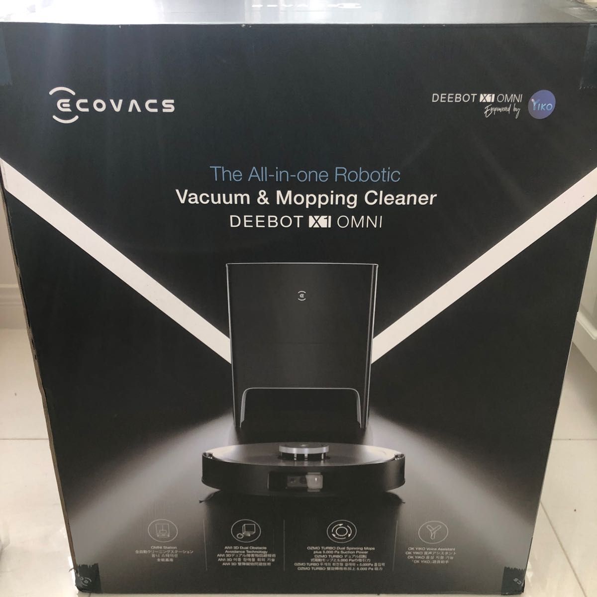 エコバックス社 DEEBOT OZMO T8+ DLX11-54 新品未開封 印象のデザイン