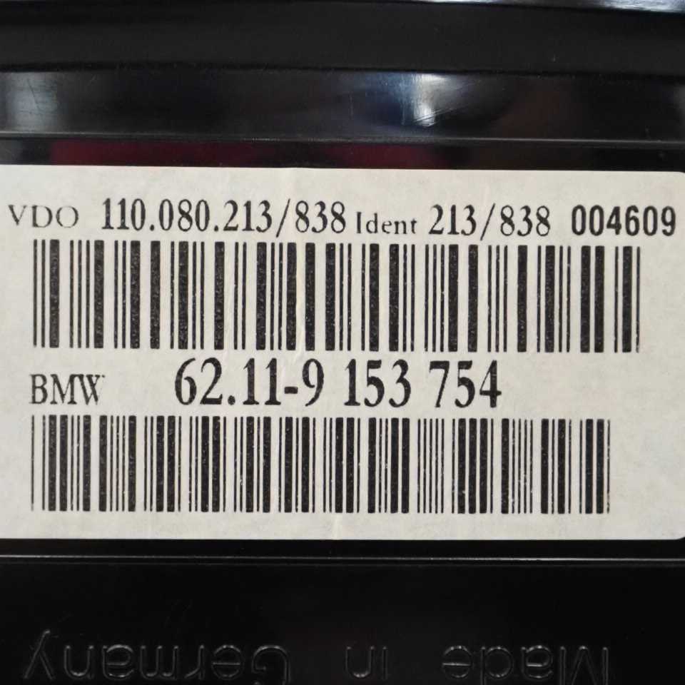 平成19年 BMW 525i E60 NU25 純正 スピードメーター 176824km 62.11-9 153 754 中古 即決