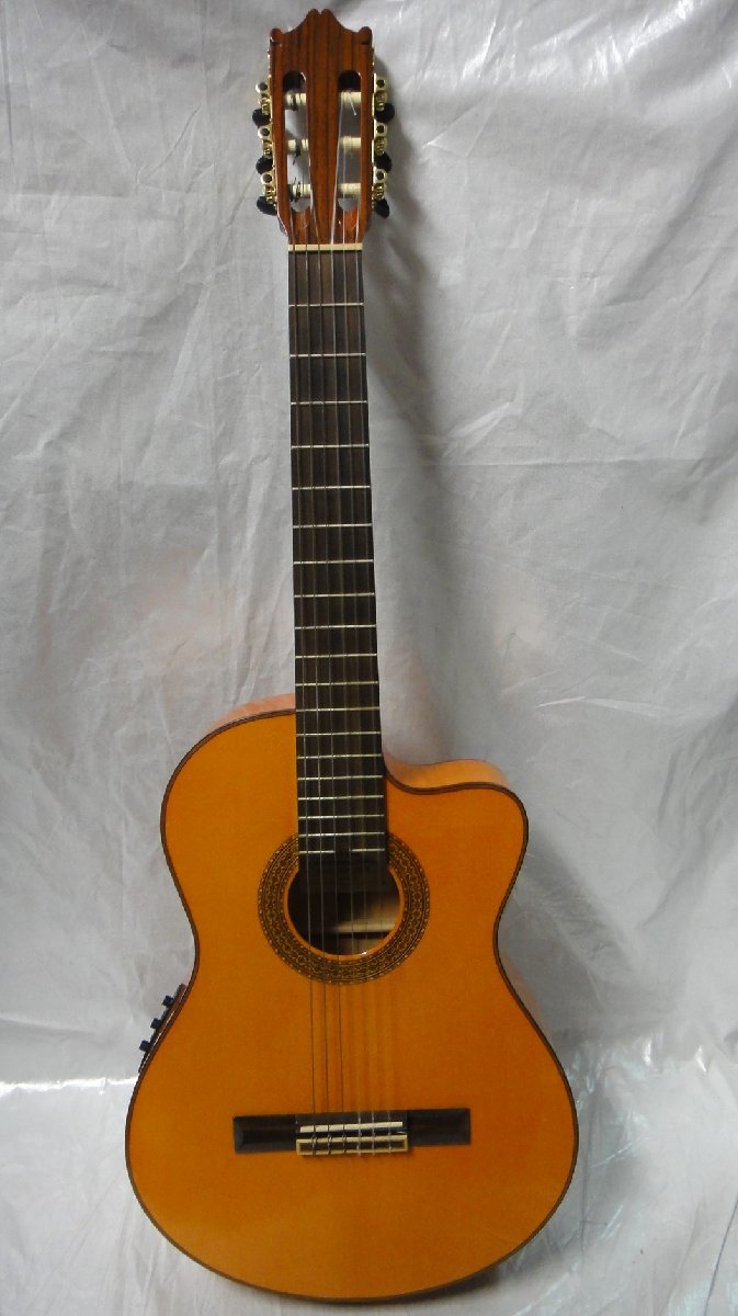 T636☆Ibanez?:クラシックギター:エレガット?:GA30TCE-NT-3R-02