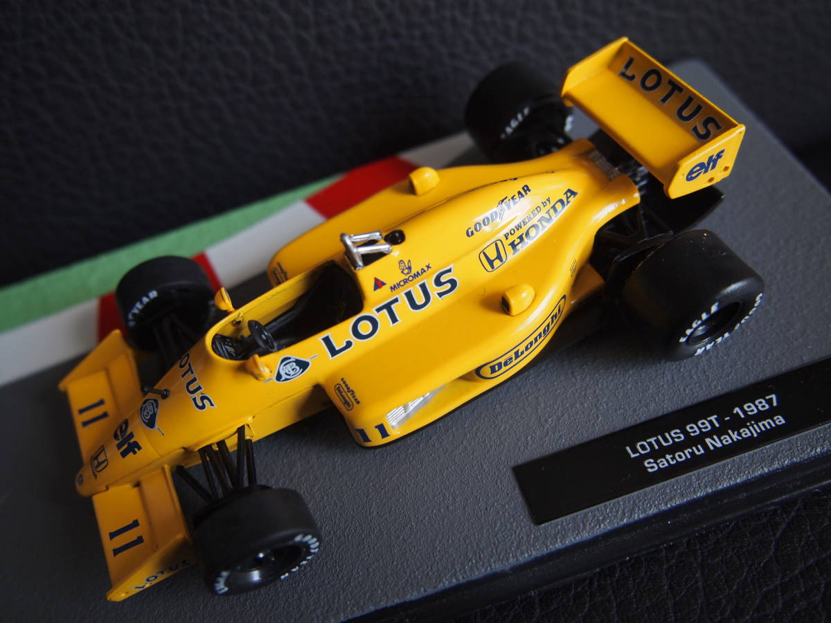 1/43 アシェット ロータス 9９T 中嶋悟 1987年 LOTUS Satoru Nakajima_画像2