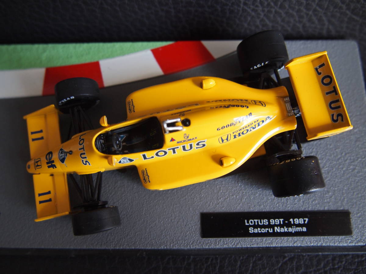 1/43 アシェット ロータス 9９T 中嶋悟 1987年 LOTUS Satoru Nakajima_画像3