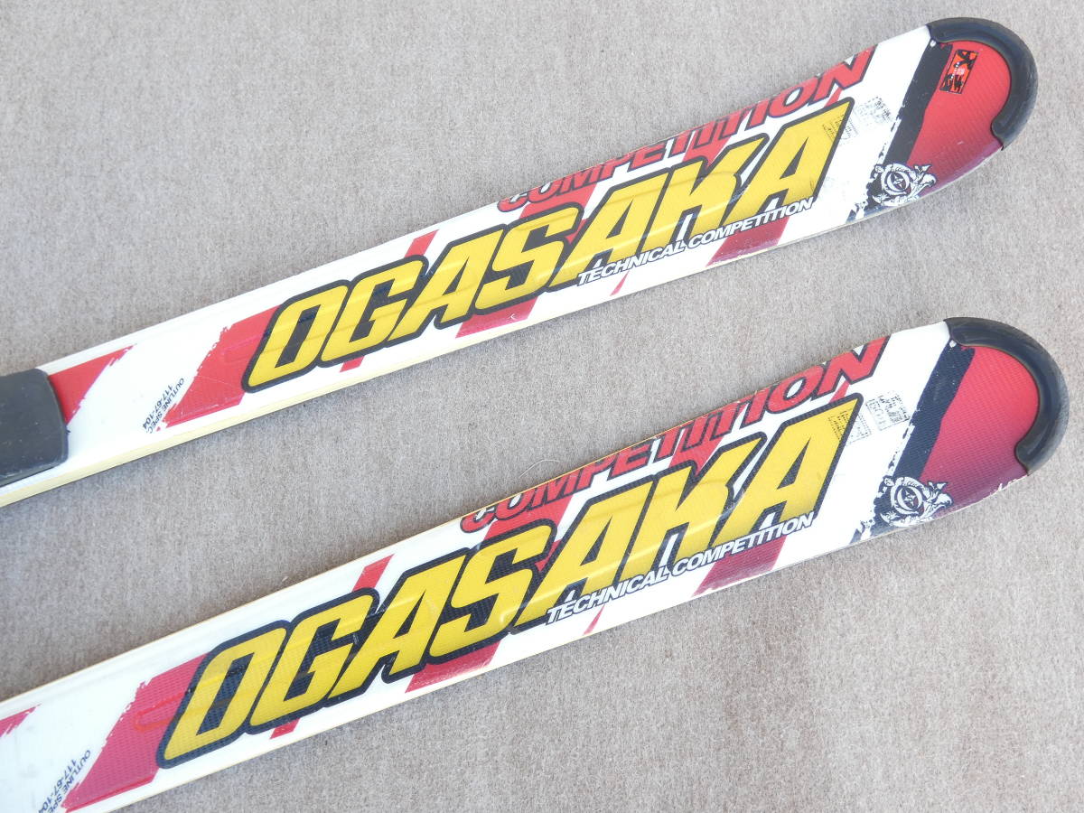 ジャンク OGASAKA/オガサカ スキー板 TC-SV 165cm 板＋ビンディング 