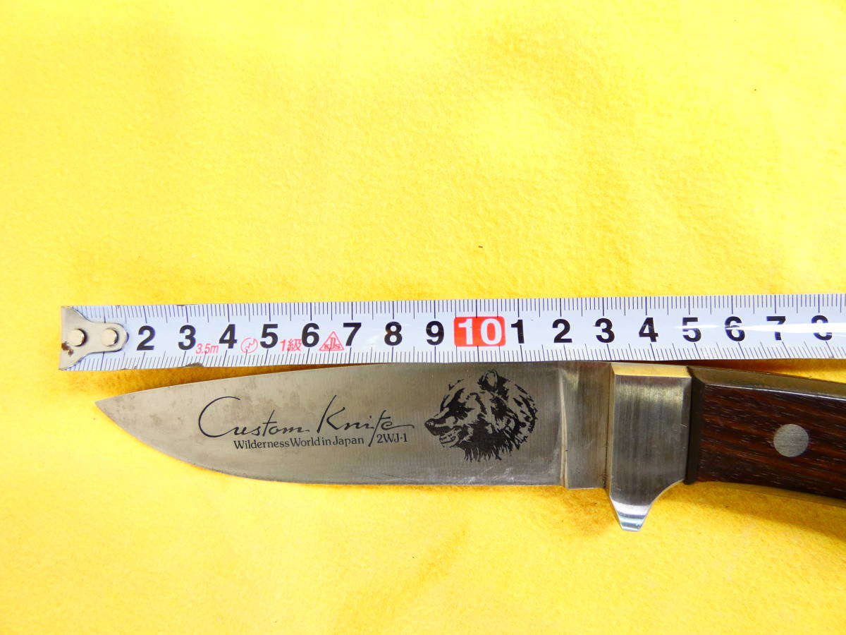 Yahoo!オークション - Custom Knife 2WJ-1 カスタムナイフ Yahoo!オークション - Custom Knife 2WJ-1 カスタムナイフ