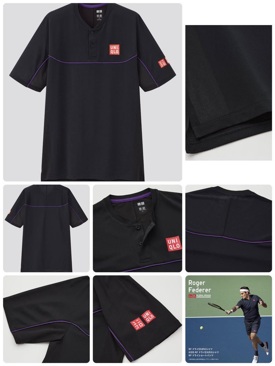 UNIQLO RF '22 WEAR BLACK【S】SIZE ユニクロ フェデラー 2022/10発売