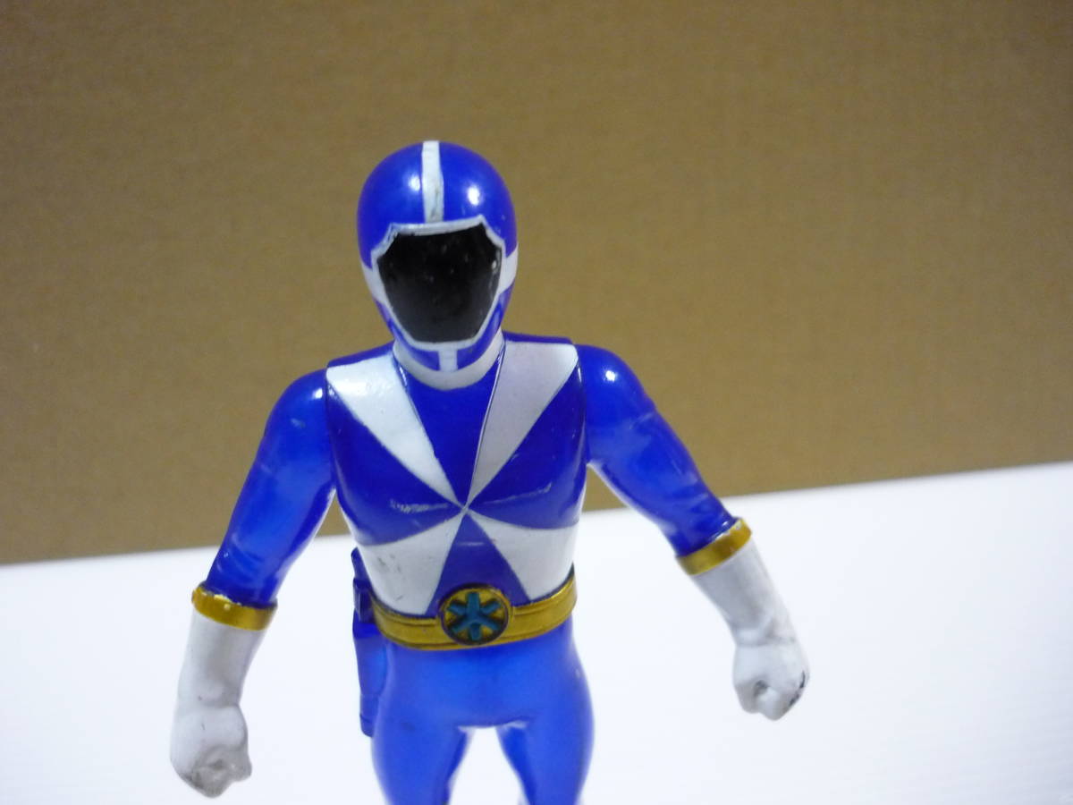 [ бесплатная доставка ] sofvi go- голубой Kyukyu Sentai GoGo-V примерно 13cm спецэффекты super Squadron 