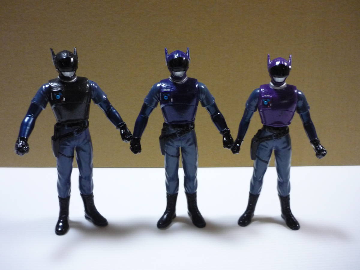 ソフビ ショウ&サラ&シグ バトルユニットセット 「ブルース ソフビ ショウ&サラ&シグ バトルユニットセット 「ブルース