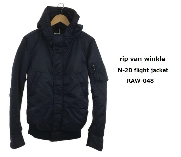 TK price 77,760 jpy beautiful goods Rip Van Winkle ripvanwinkle flight jacket N-2B military 5