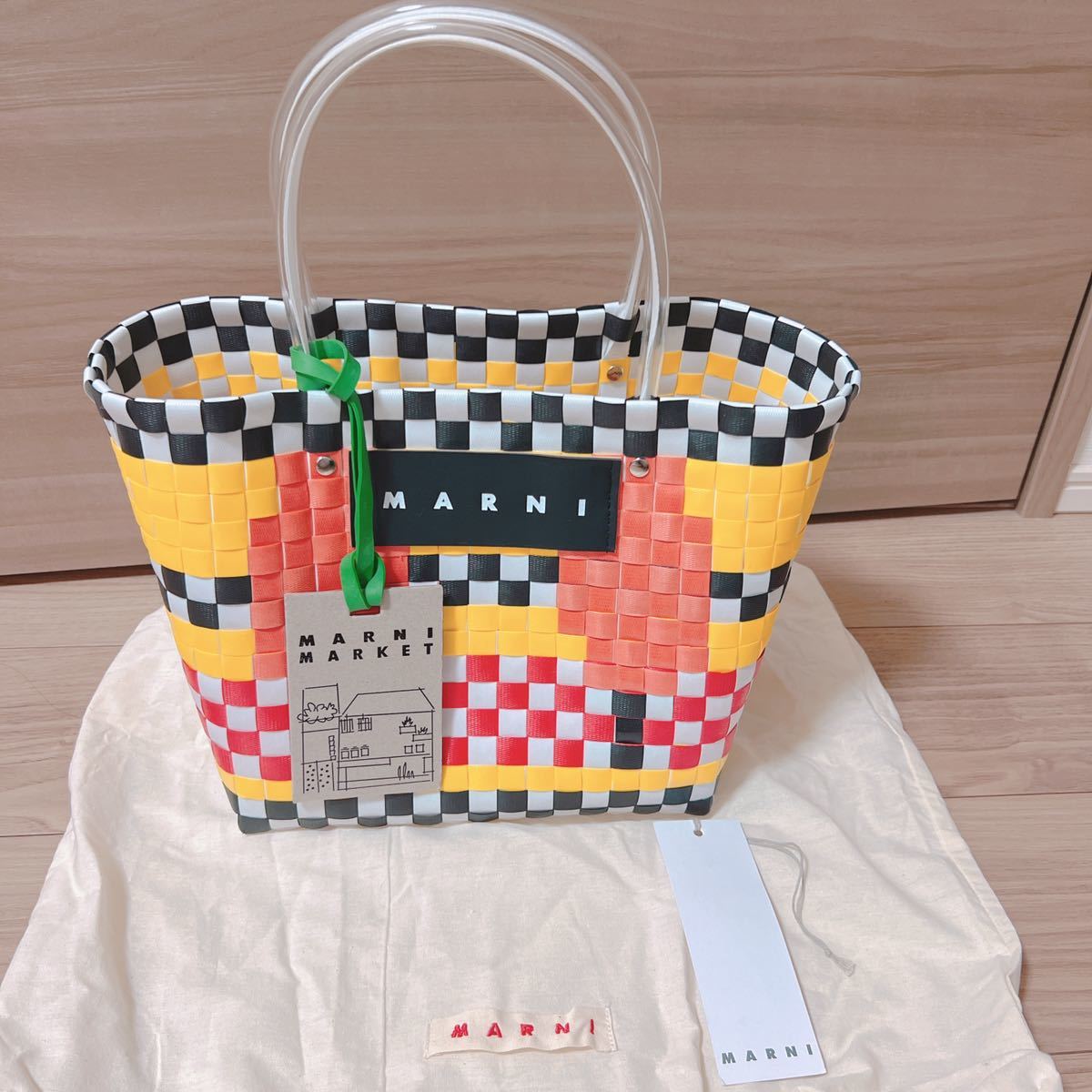表参道店限定品 Marni マルニ カゴバッグ マルニマーケット 表参道店限定品 Marni マルニ カゴバッグ マルニマーケット