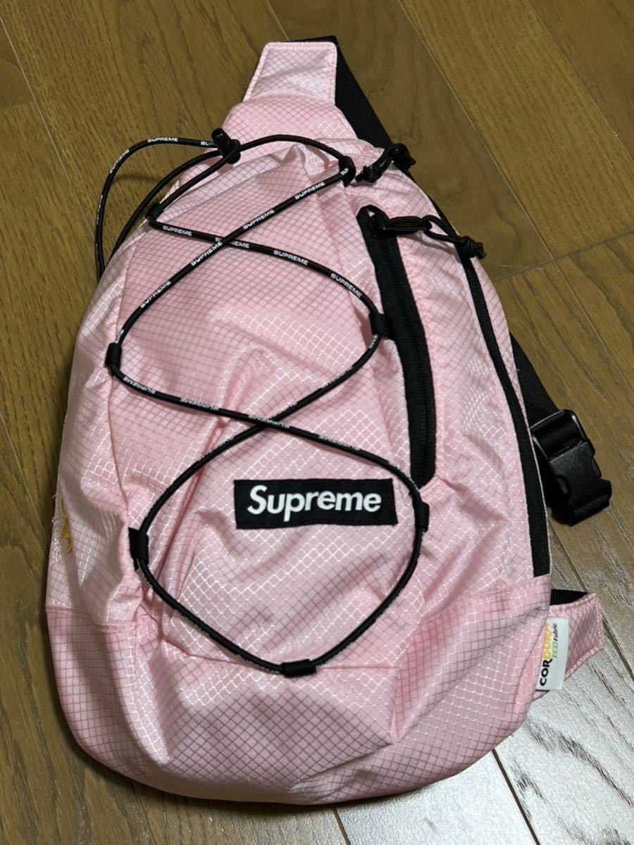 Yahoo!オークション - 【極美品】【Supreme 22ss Sling Bag Pink Yahoo!オークション - 【極美品】【Supreme 22ss Sling Bag Pink