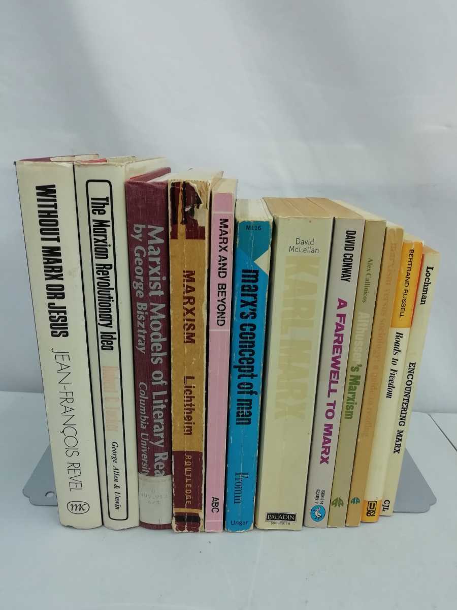 一流の品質 【まとめ】カール・マルクスについての洋書 12冊セット 英語/Karl Marx/思想/哲学/経済学/MARXISM【2211-035】 哲学、思想 一流の品質 【まとめ】カール・マルクスについての洋書 12冊セット 英語/Karl Marx/思想/哲学/経済学/MARXISM【2211-035】 哲学、思想