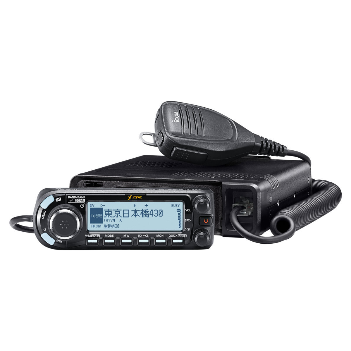 アマチュア無線 ID-4100 アイコム 144/430MHz デュオバンド デジタル20Wトランシーバー GPSレシーバー内蔵_画像2