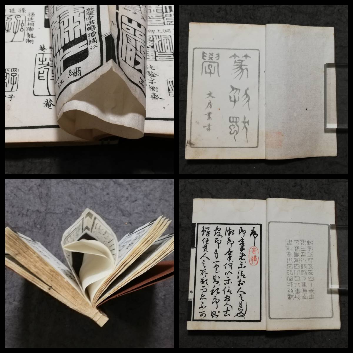 1882年 篆刻独学 金石 印存 書道 封泥 朱印譜 雅印 遊印 金石鼓文 金文 篆印 官印私印 将軍印 落款印 支那 唐本漢籍 呉昌碩 鄧石如 斉白石_画像9