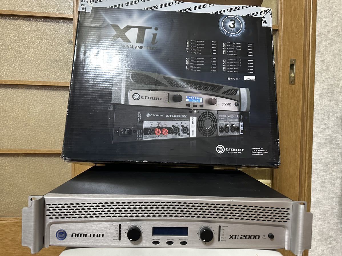 ヤフオク! - パワーアンプ AMCRON XTI 2000