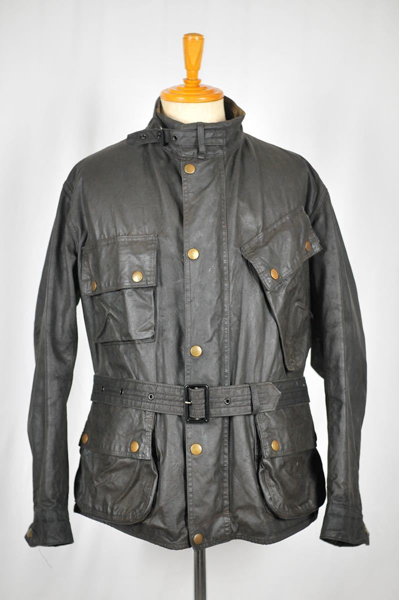 貴重1950s/Vintage Barbour INTERNATIONAL/ヴィンテージ バブアー インターナショナル セットアップ/白タグ/C40/C42/ライトニングジップ