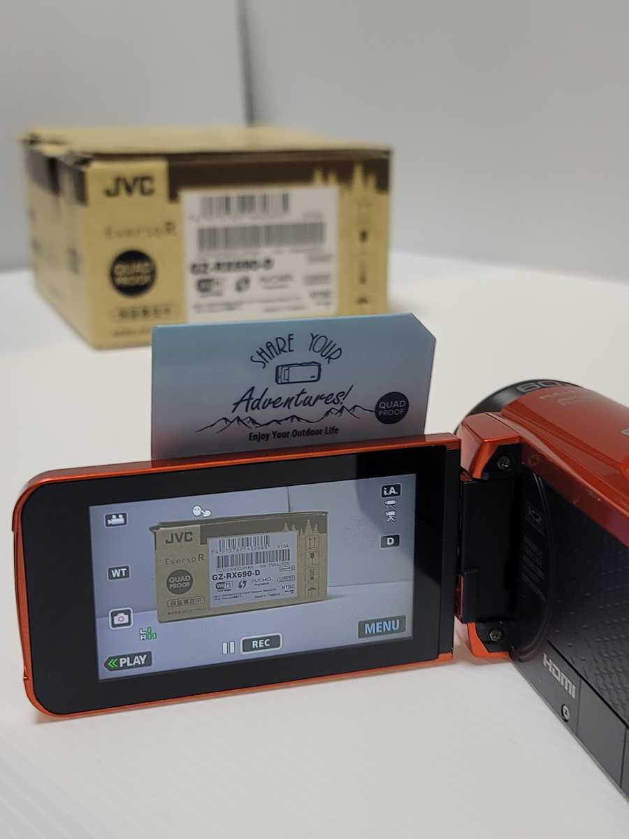 JVC ハイビジョンメモリービデオカメラ Everio R 64GB GZ-RX690-D