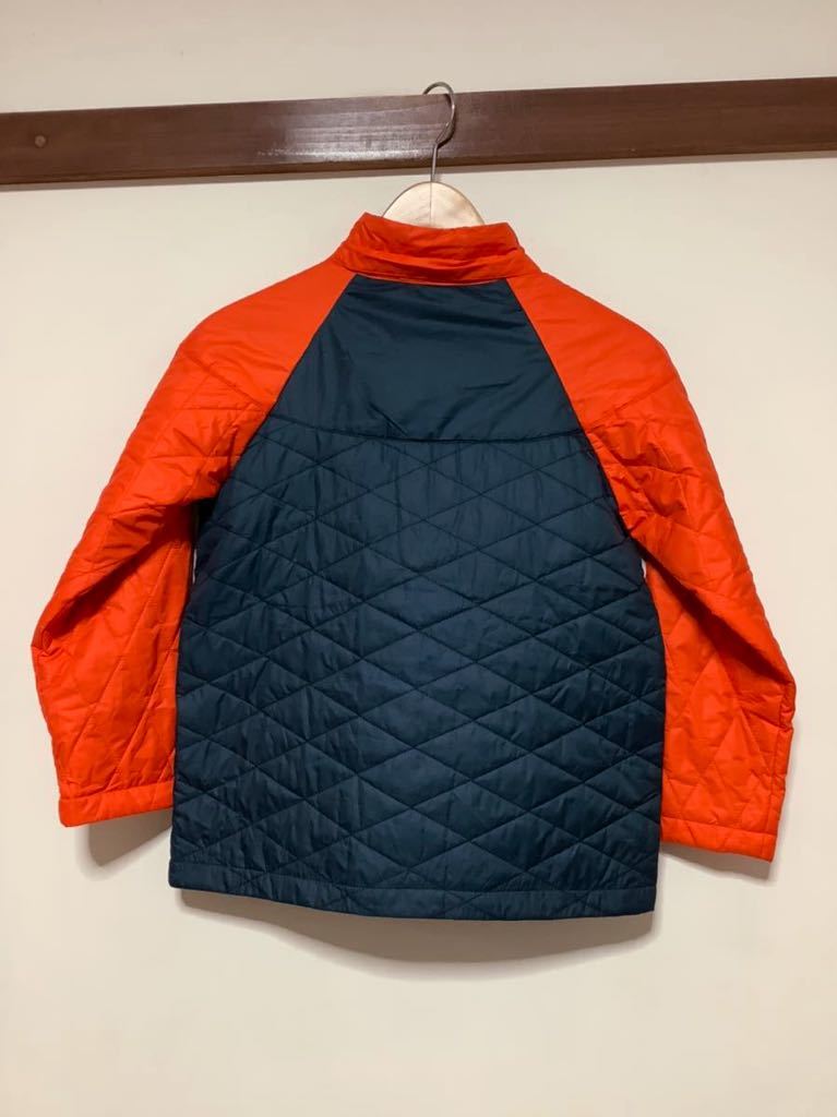 shi1079 NIKE Nike cotton inside jacket Kids S orange / navy 140cm