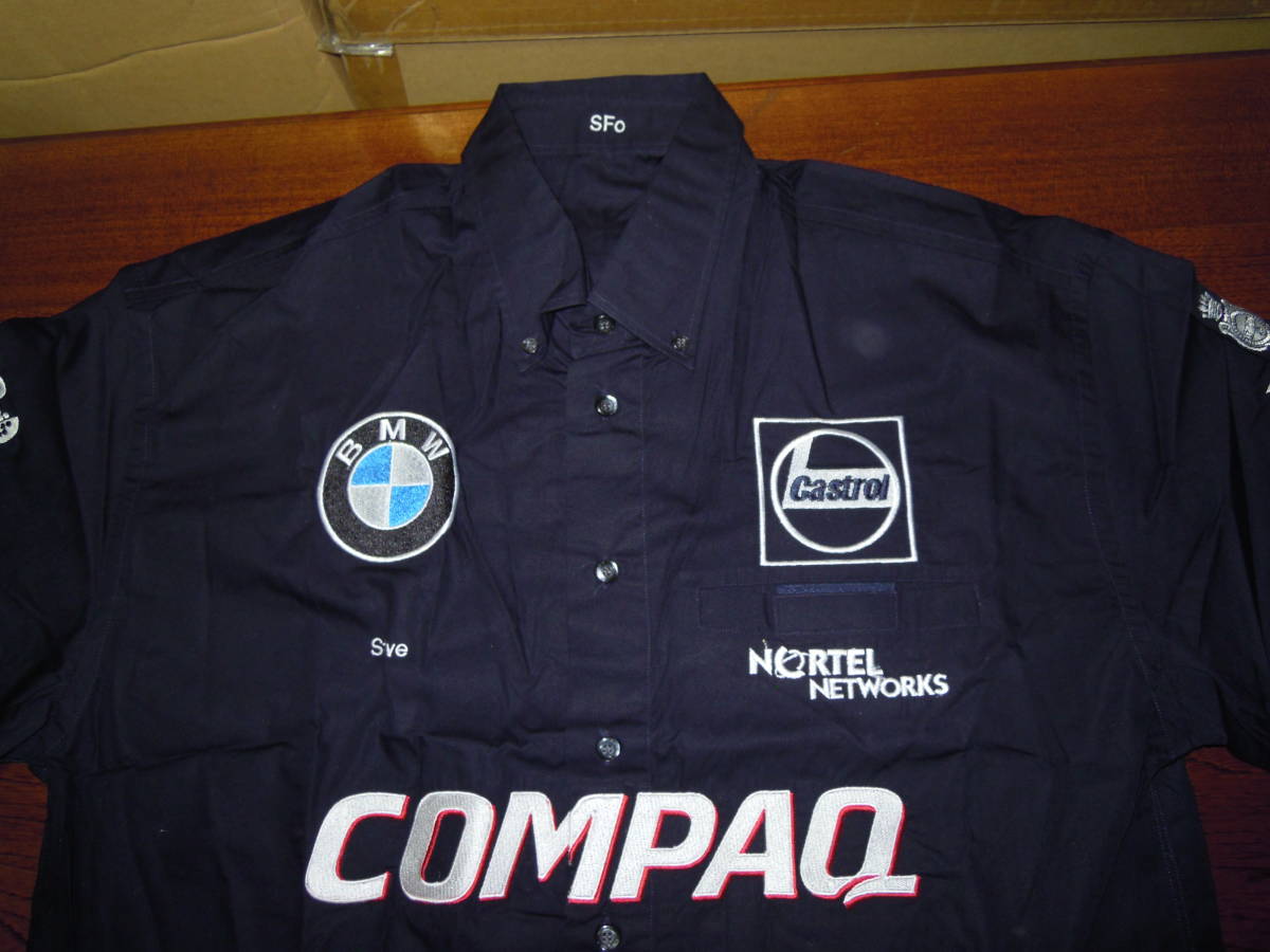 ファッション 2000 ウイリアムズ BMW チーム 支給品 ピットシャツ L F1