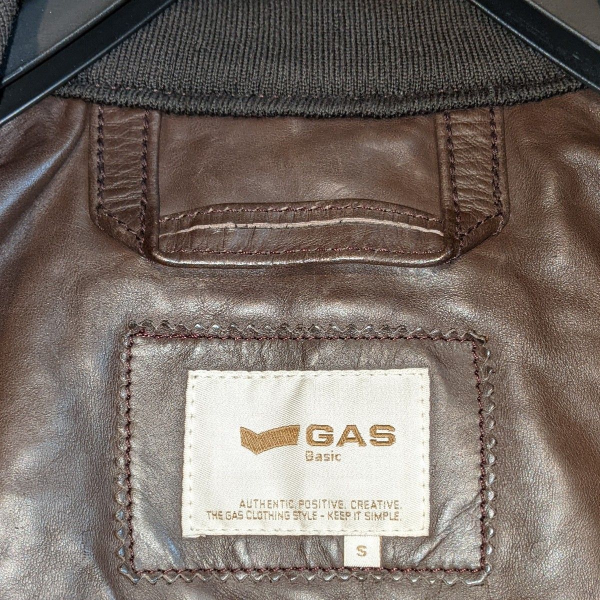 ガス GAS WILDER 1 極上カウハイド 牛革シングルライダース ジャケット