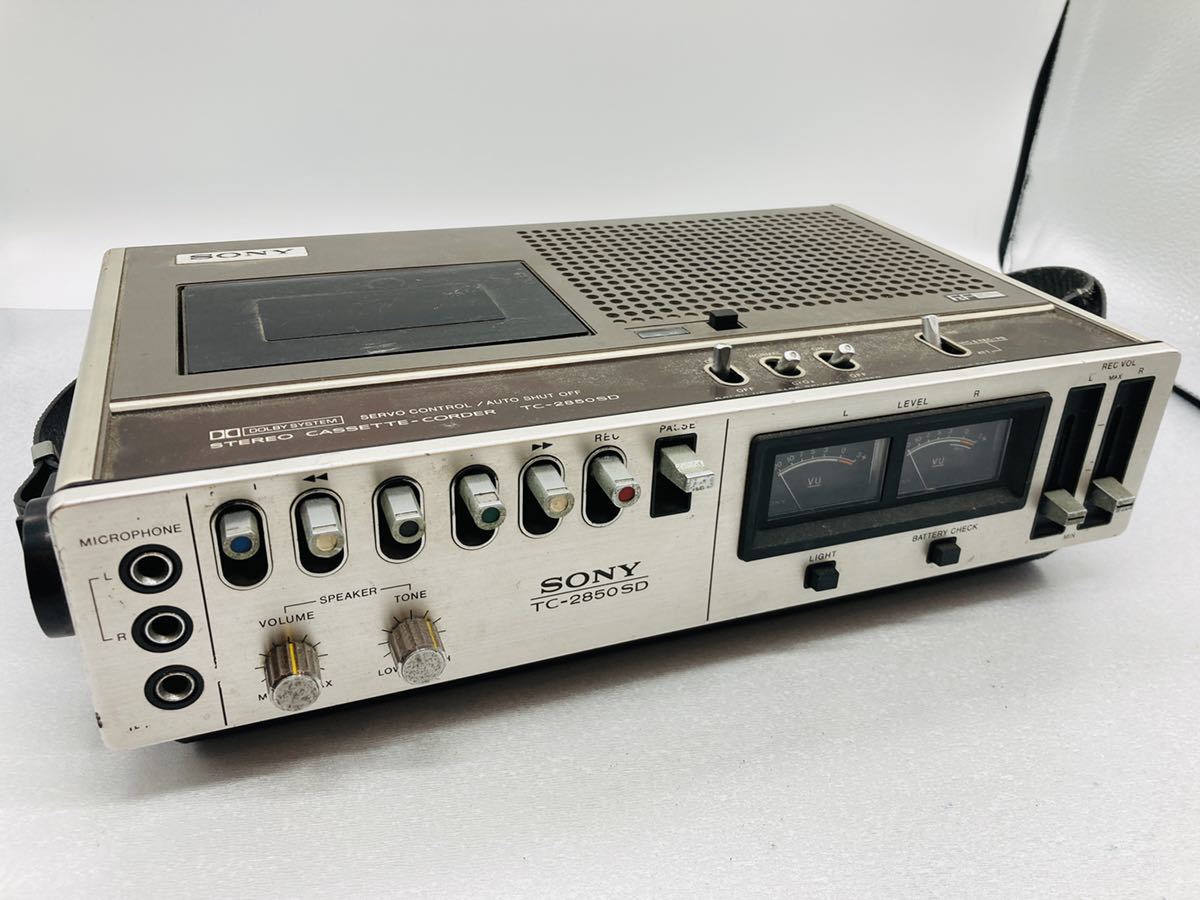 SONY ソニーカセットレコーダー カセットデッキ TC-2800 デンスケ-