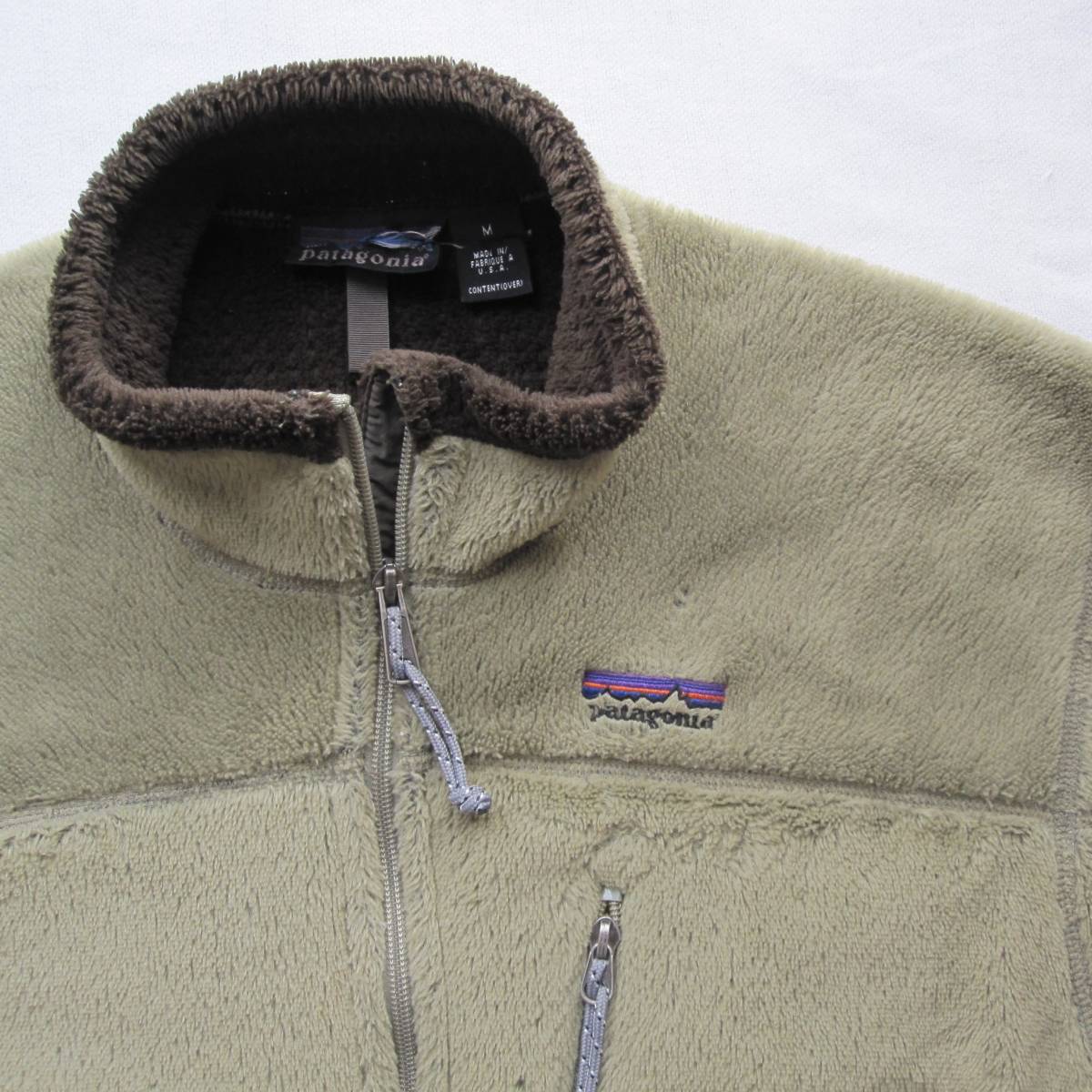 ☆'01 パタゴニア R4 ジャケット (M) 2001年 フィールドグリーン USA製 刺繍タグ ビンテージ ／ r2 レトロ