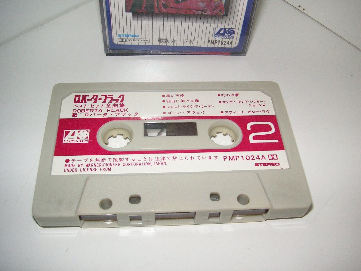 ロバータフラッグ ベストヒット全曲集 カセットテープ、ワーナー パイオニア―ミュージックテープの画像4