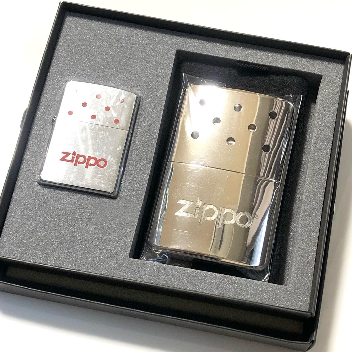 2002年 初代 Zippo Handy Warmer 限定セット 希少 未使用 ハクキン カイロ ジッポ ハンディ ウォーマー