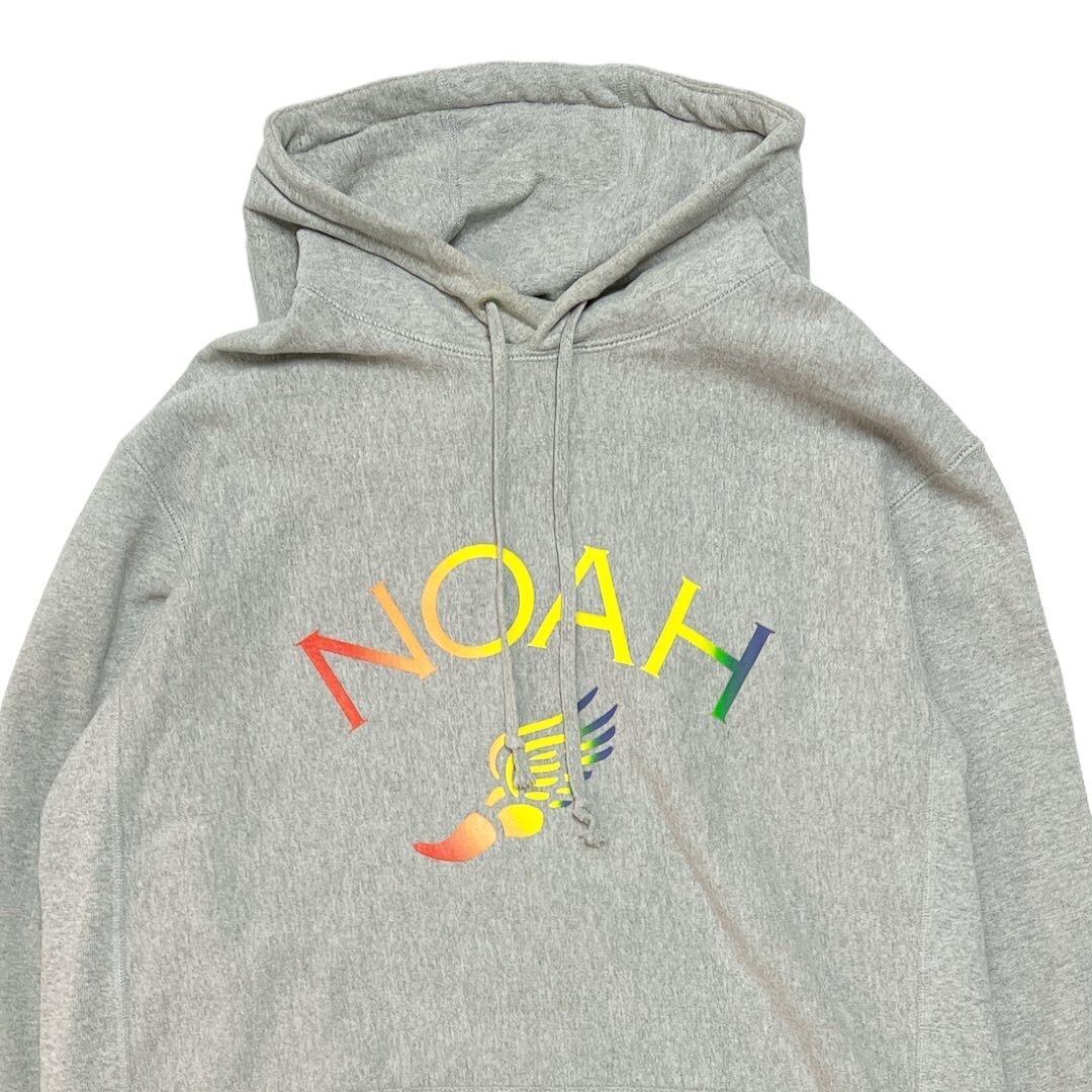 NOAH ノア　PRINT HOODIE グレー サイズ:XL_画像3