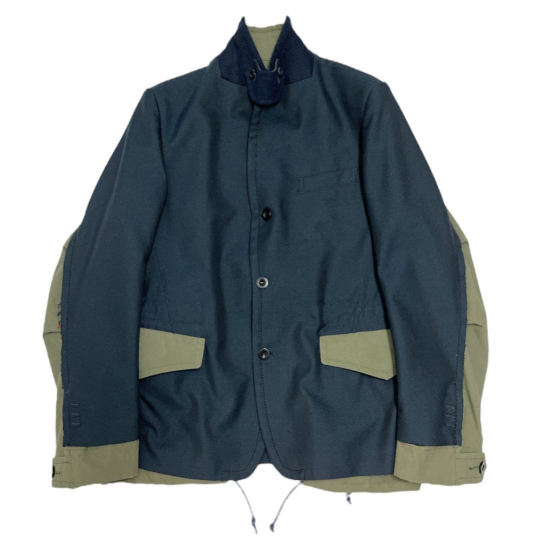 【アワード春の厳選10選10%OFF】sacai サカイ　19SS Docking jacket(19-01992M) ネイビー サイズ:2