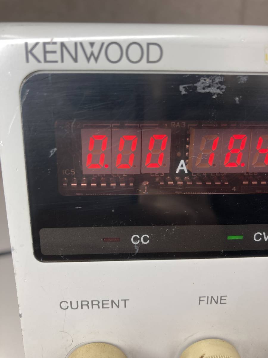 KENWOOD PA18-2A REGULATED POWER SUPPLY Kenwood постоянный ток стабилизированный источник питания 
