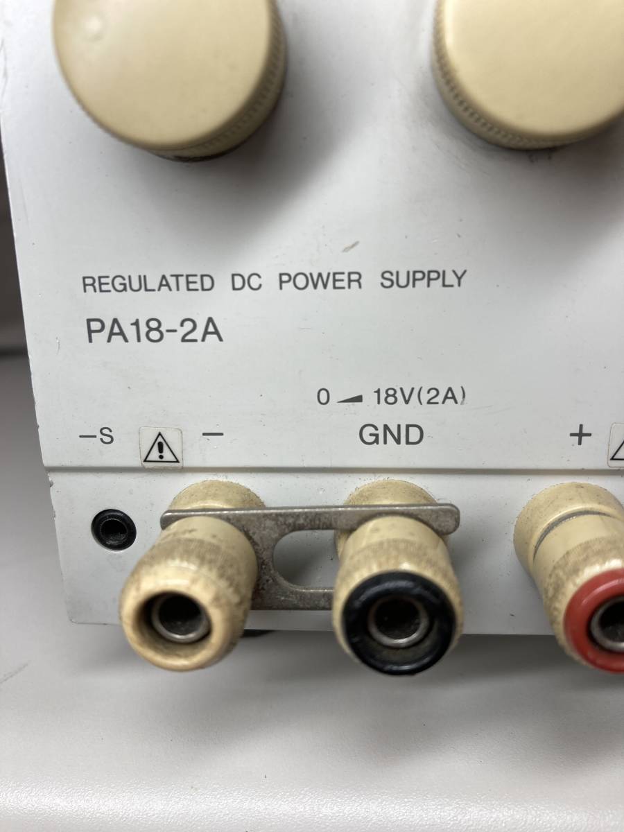 KENWOOD PA18-2A REGULATED POWER SUPPLY Kenwood постоянный ток стабилизированный источник питания 