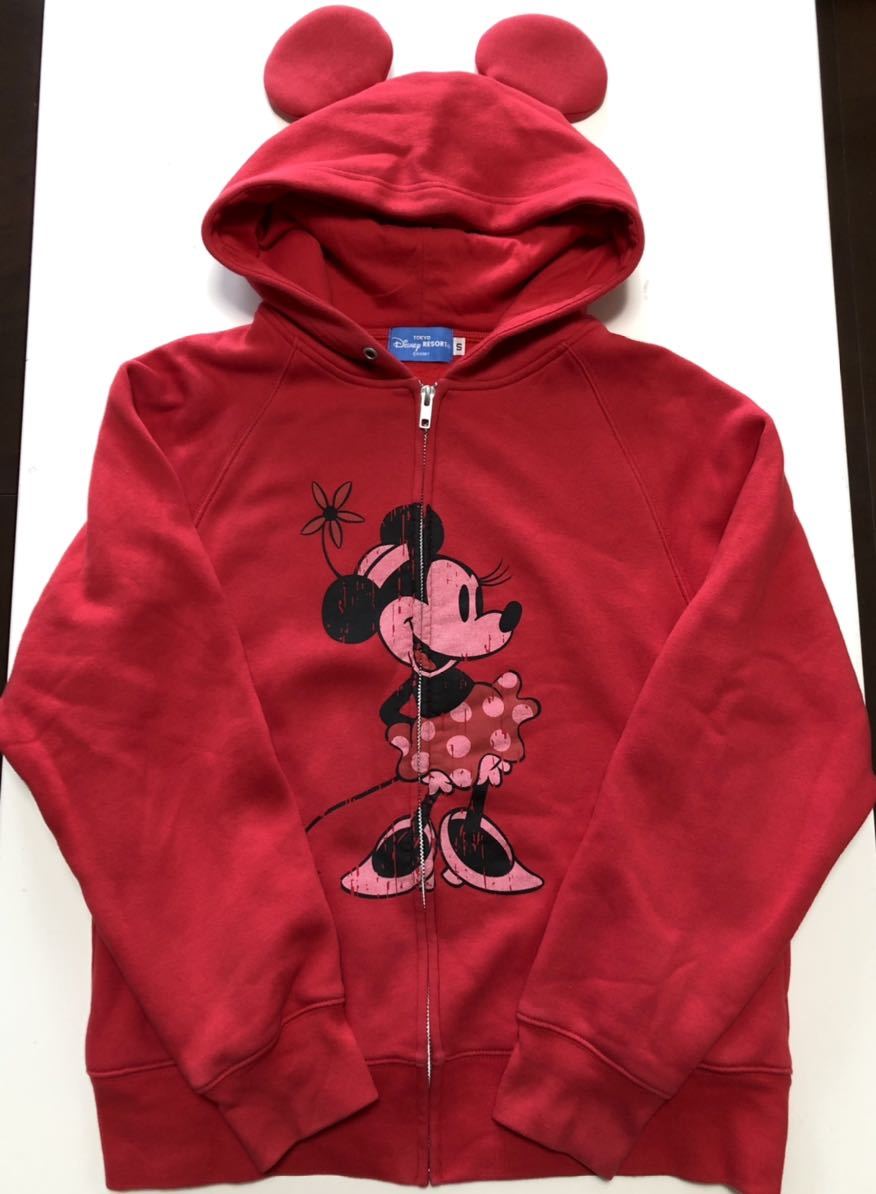 お買い得 東京ディズニーリゾート ミニー パーカー Lサイズ 赤