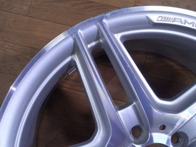 メルセデスベンツ AMG W204 Ｃクラス 純正 一本 18×8J+50 PCD112 A2044014102 ゴルフR A3 c320 c180 c200 c220 c280 s300 s350 s600_画像2