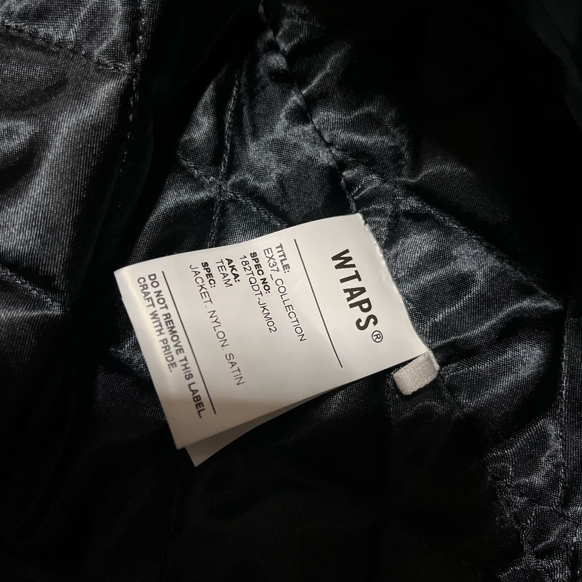 aw WTAPS TEAM JACKET NYLON SATIN チーム ジャケット サテン