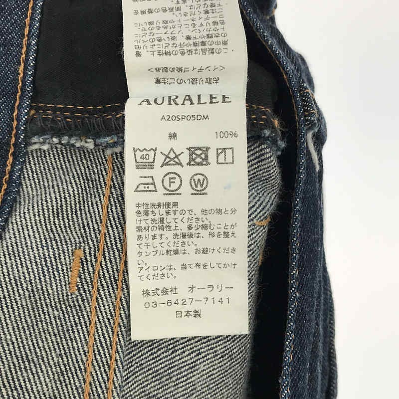【美品】 AURALEE / オーラリー | HARD TWIST DENIM 5P PANTS #INDIGO デニム パンツ | 26 |_画像9