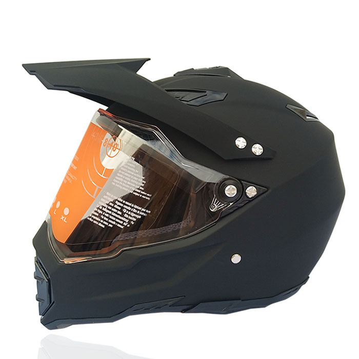 新品 バイクヘルメット オフロード用 フルフェイスヘルメット モトクロス　サイズ選択可 マットブラック M_画像1