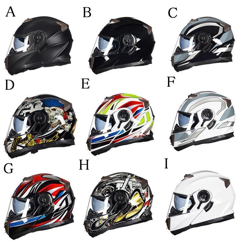 新品 9色 システムヘルメット バイク フリップアップヘルメット uvカット 内装洗濯可 おしゃれ ヘルメット サイズ：XXL_画像3
