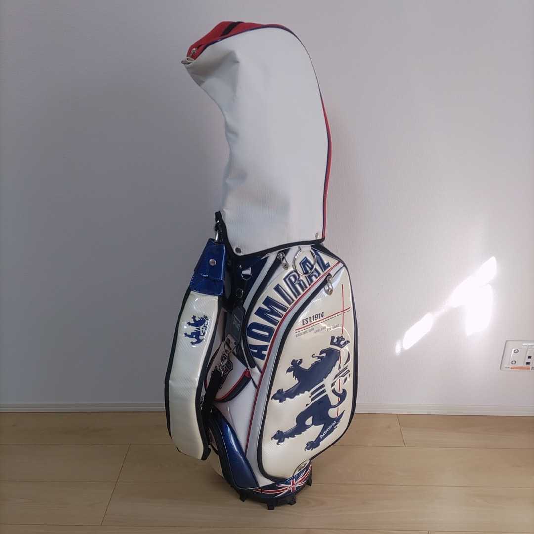 ☆美品☆ADMIRAL/アドミラルキャディーバック/ゴルフバック/9型/5分割