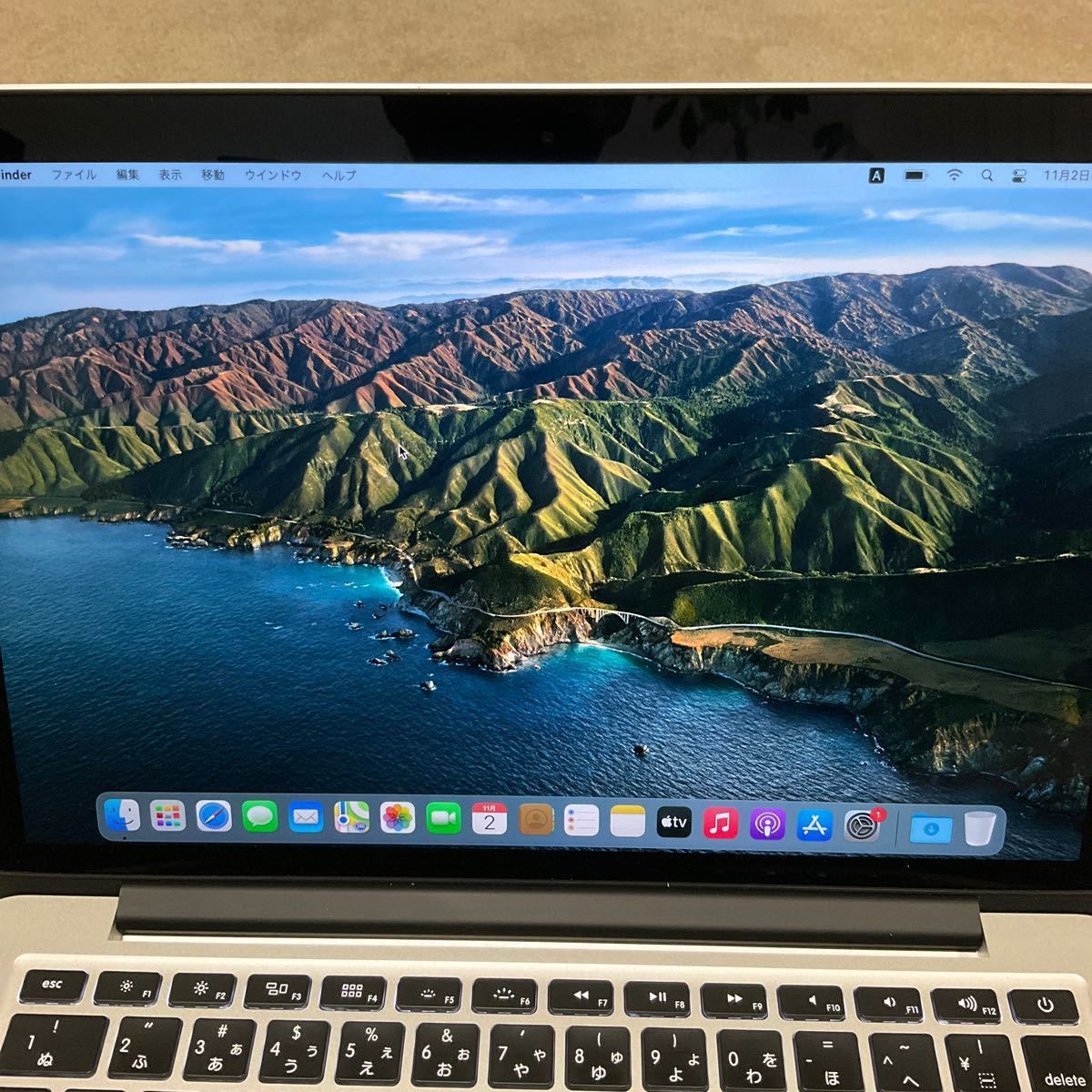 MacBook Pro 13inch retina late2013 A1502 Core i5 8G/128GB ほぼ未