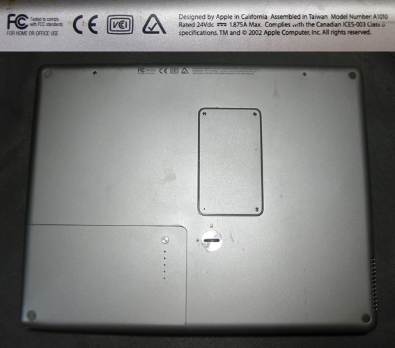 m666 Powerbook G4 12インチ A1010 1.0Ghz os10.2.7 リストア＋クラシック環境 _画像7