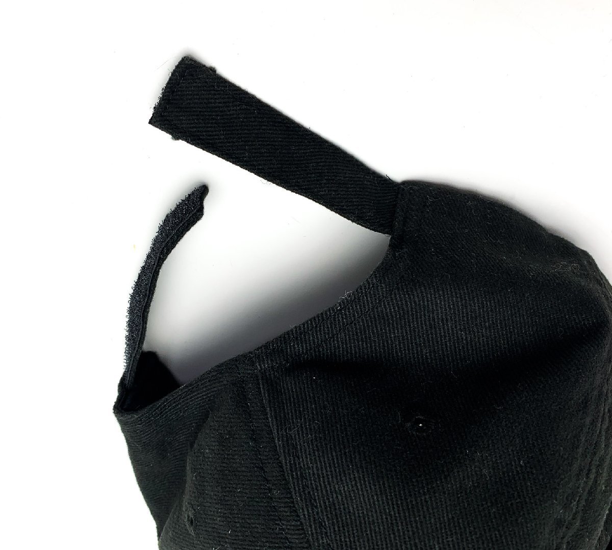 BALENCIAGA バレンシアガ ロゴ刺繍 黒 ブラック キャップ 帽子 サイズL(58cm) アパレル_画像7