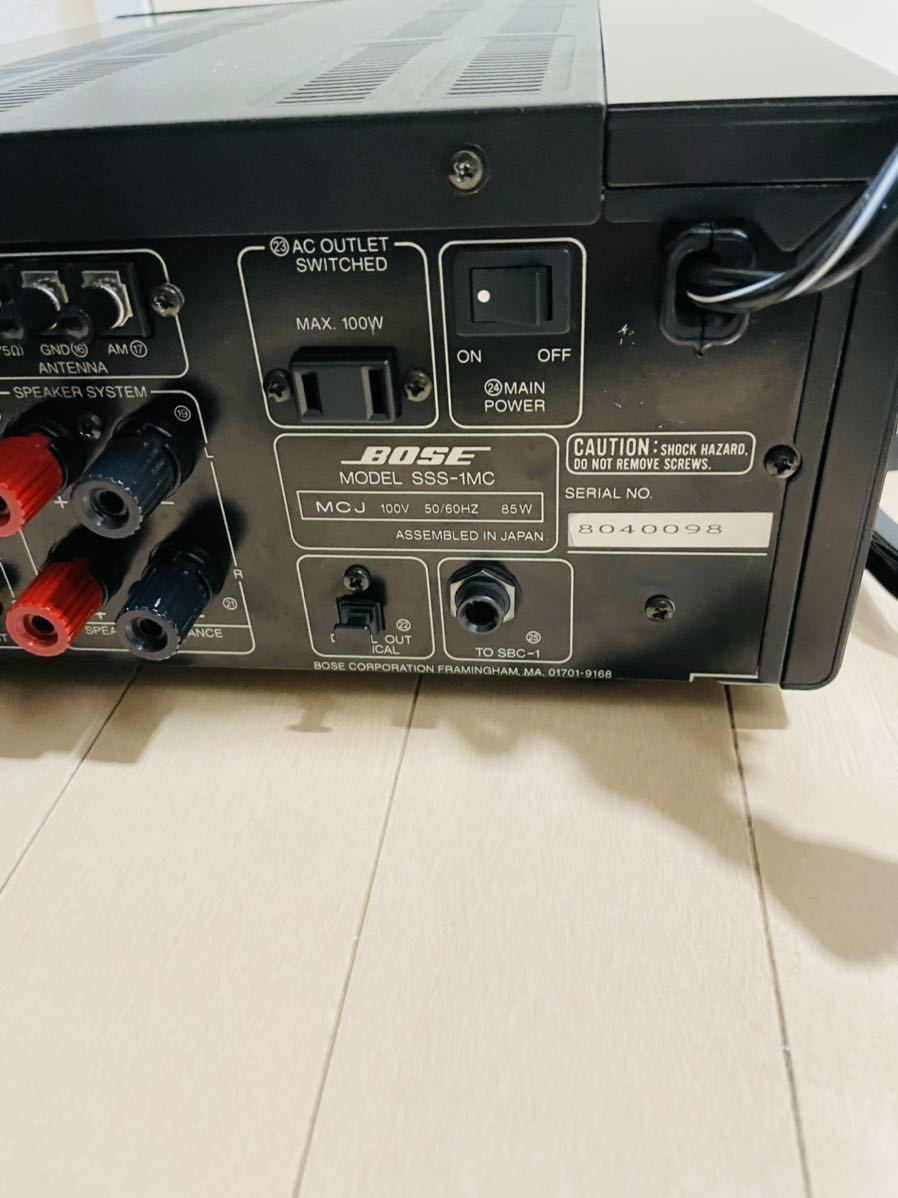 ○希少・美品○BOSE SSS-1MC 液晶はっきり鮮明♪｜アンプ www