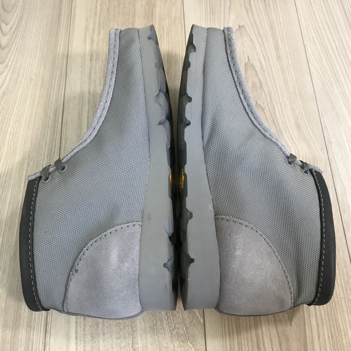 8インチ clarks originals Wallabee Boot GTX bt gore-tex vibram UK 8 クラークス ワラビー ゴアテックス レザー グレー ブーツ ビブラム_画像5