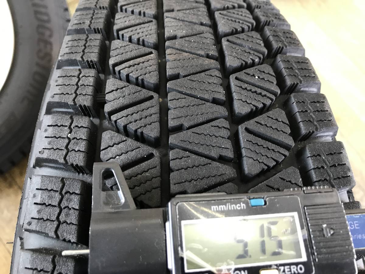 スタッドレス BS DM-V3 21年製 ジムニー純正 スチール 175/80R16 4本 中古 ジムニー JB23 ジムニー_画像9