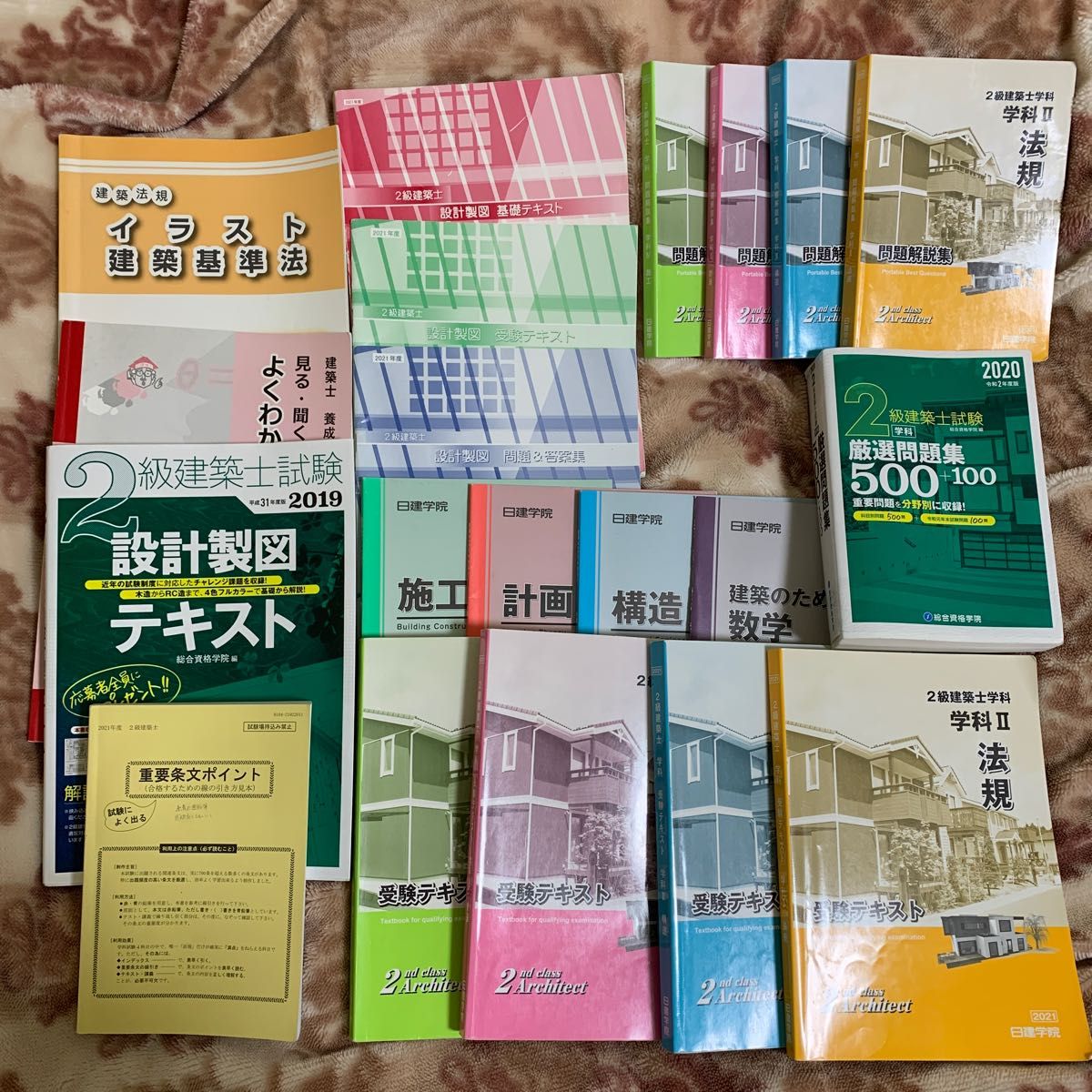 日建学院  二級建築士  学科・製図セット 